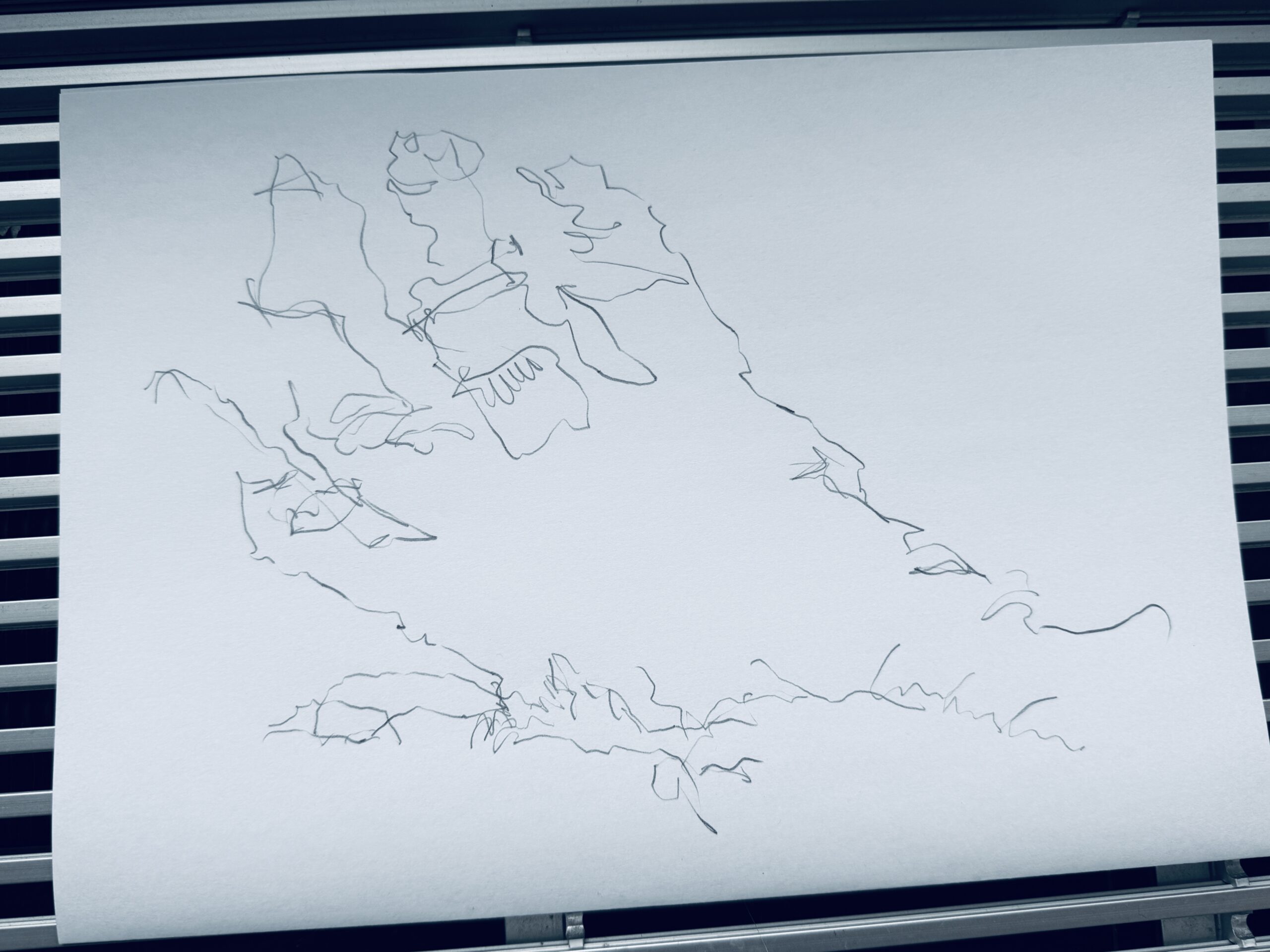 Drawing blindly Drawing blindly